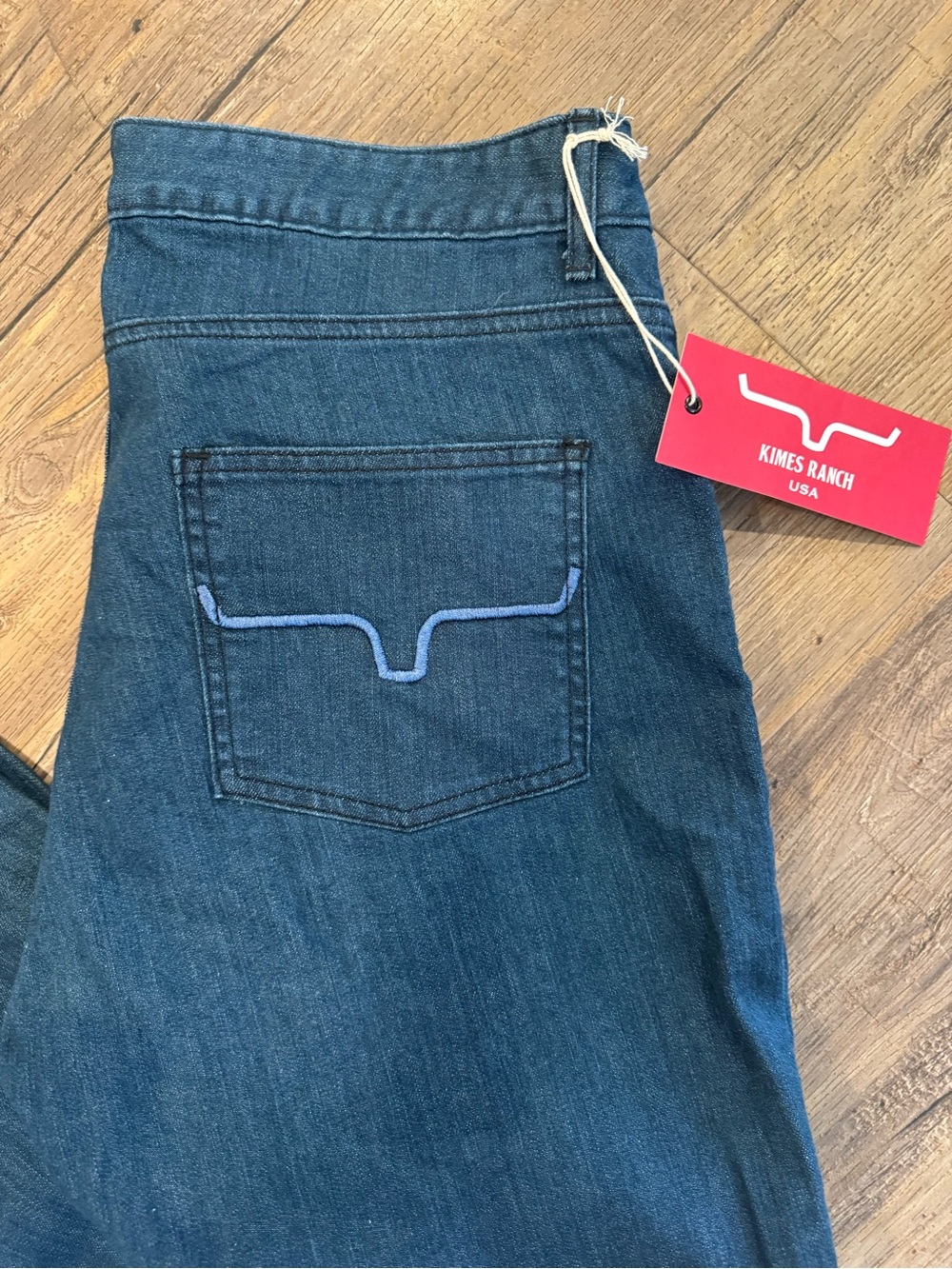 NWT KIMES Lola Trouser Jeans Dark Wash Sz 14 x 34 - Picture 6 of 6